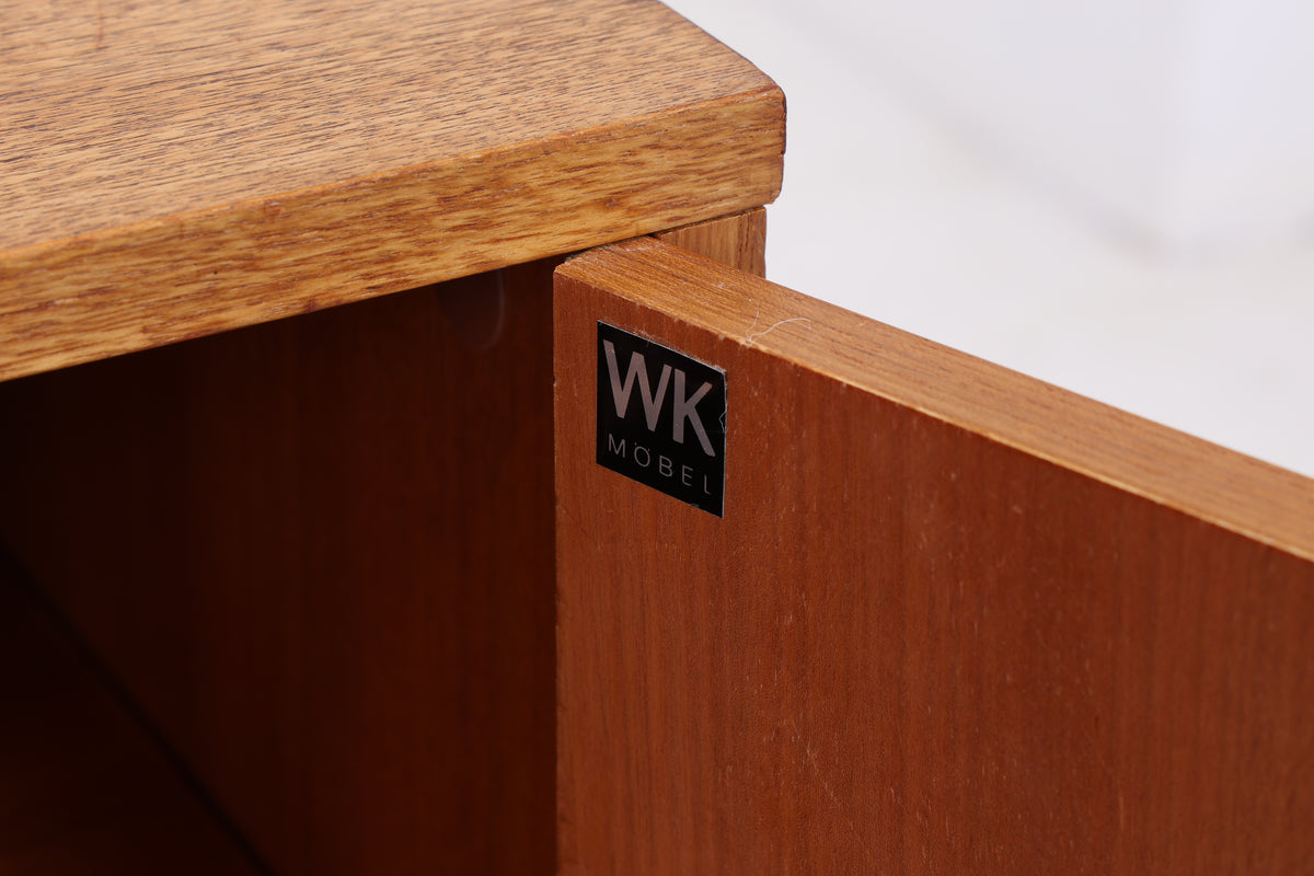 WK Möbel Sideboard | Vintage Teak | 3 Türen | 4 Schubladen