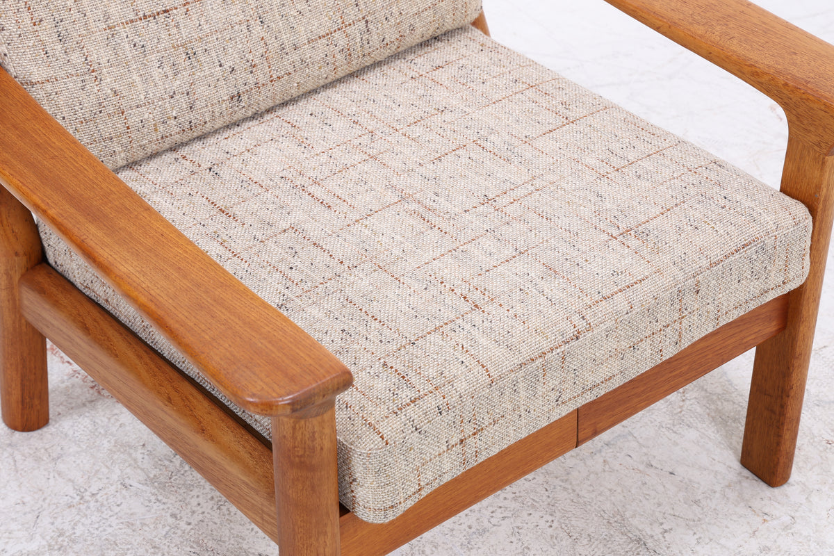 Juul Kristensen Sessel | Vintage Teak | Dänischer Lounge Sessel