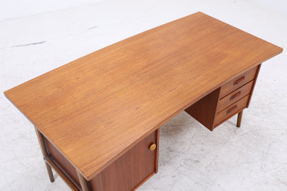 Vintage Teak Schreibtisch | Mid Century Design | Freistehend