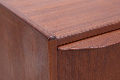 Vintage Teak Tallboy | Mid Century Kommode | 6 Schubladen