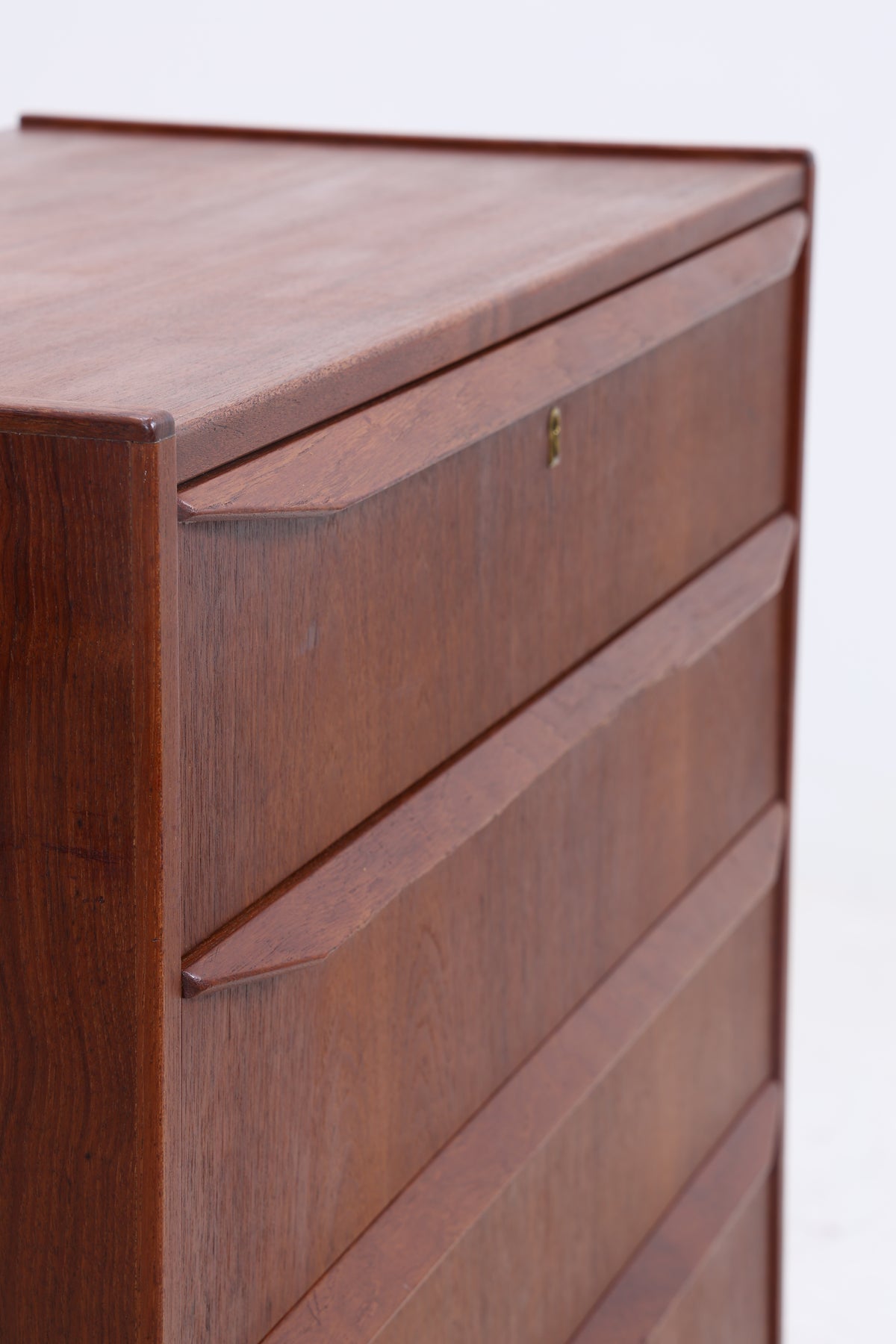 Vintage Teak Tallboy | Mid Century Kommode | 6 Schubladen