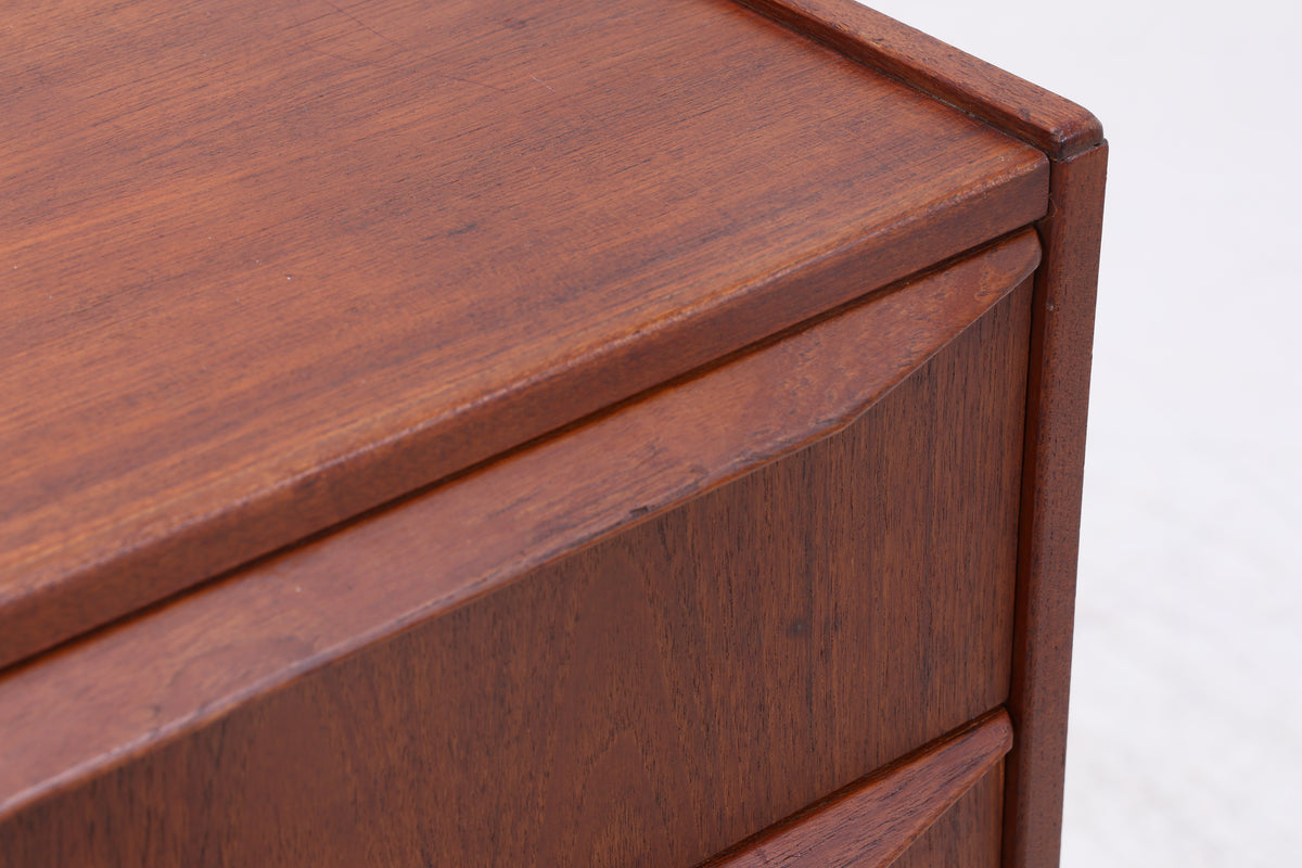Vintage Teak Tallboy | Mid Century Kommode | 6 Schubladen
