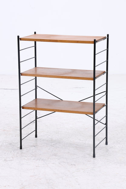 Vintage String Regal | 3 Holzablagen | Mid Century Design