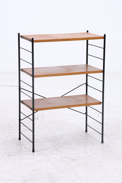 Vintage String Regal | 3 Holzablagen | Mid Century Design