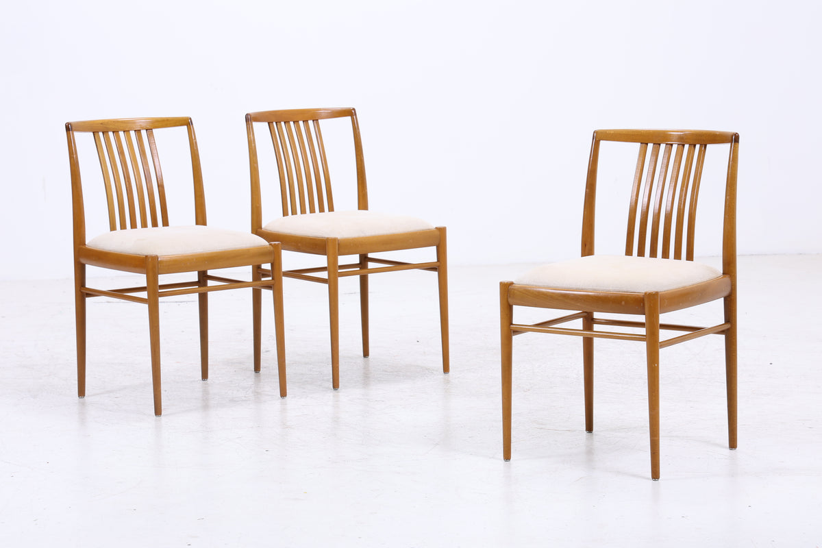 3er Set Vintage Stühle | Mid Century Esszimmerstühle
