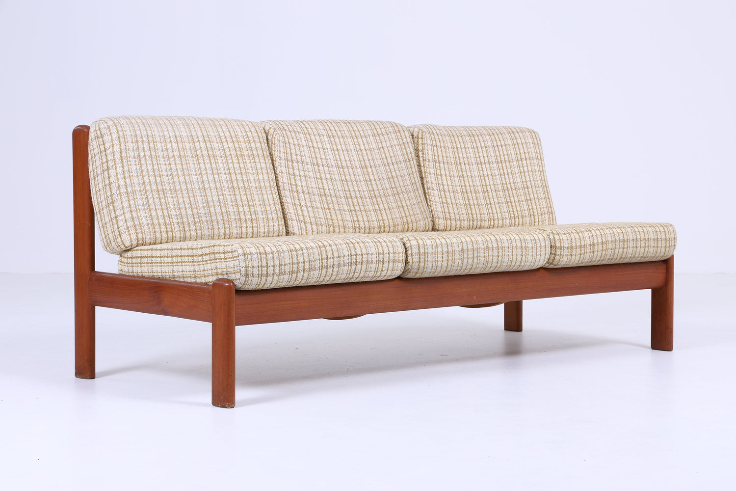 Mid-Century Sofa von Knoll Antimott  | Vintage Couchbett 60er Jahre Day Bed 3 sitzer Tagesbett Retro Braun Beige 70er