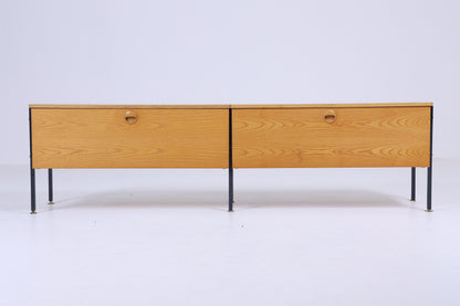 Hellerau 430 Lowboard 60er Jahre | Mid Century Anrichte Vintage Sideboard Schrank Helle Esche Joachim Nebelung Design Retro 70er