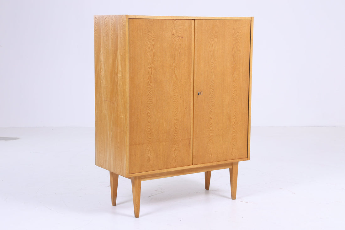 Hellerau Schrank 602/B 60er Jahre | Mid Century Wäscheschrank Vorratsschrank Vintage Fächerschrank Retro 70er