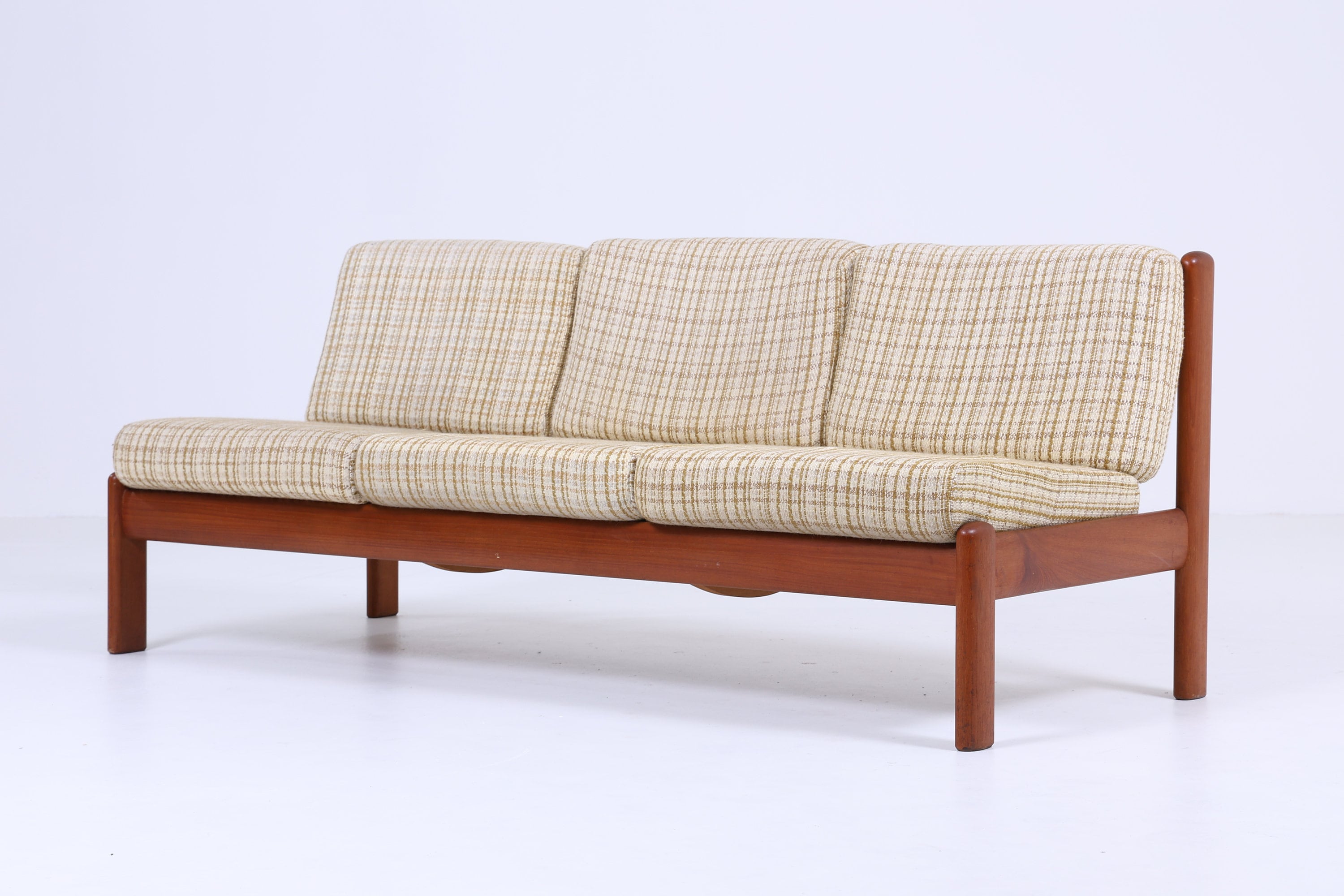 Mid-Century Sofa von Knoll Antimott  | Vintage Couchbett 60er Jahre Day Bed 3 sitzer Tagesbett Retro Braun Beige 70er