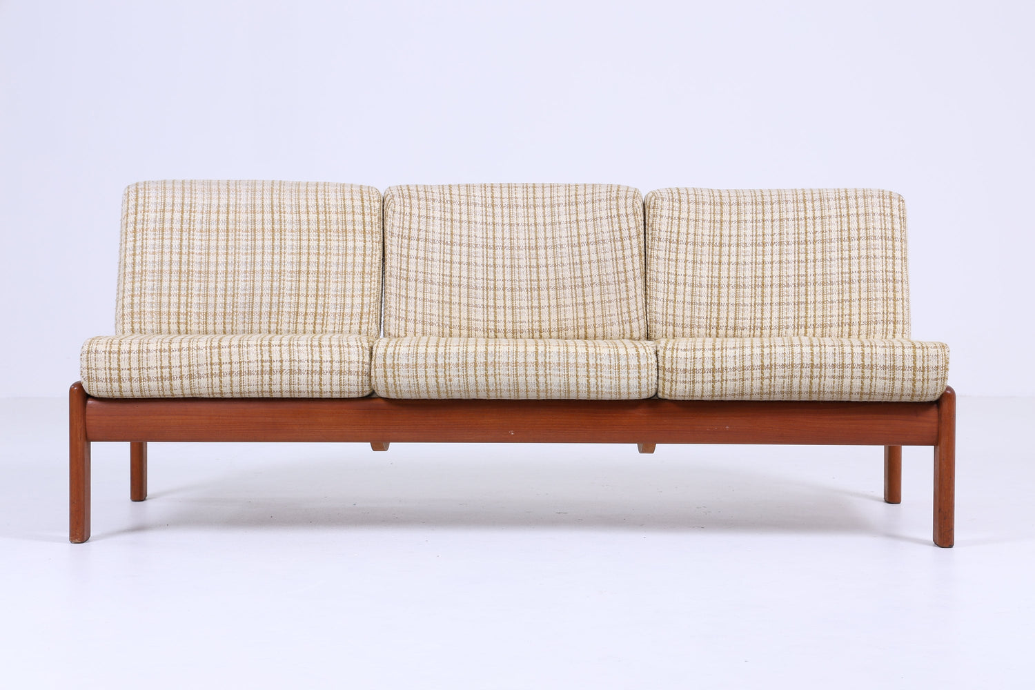 Mid-Century Sofa von Knoll Antimott  | Vintage Couchbett 60er Jahre Day Bed 3 sitzer Tagesbett Retro Braun Beige 70er