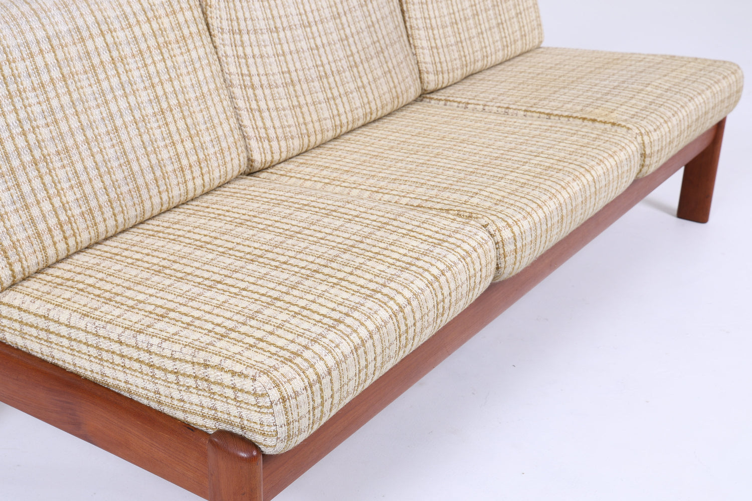 Mid-Century Sofa von Knoll Antimott  | Vintage Couchbett 60er Jahre Day Bed 3 sitzer Tagesbett Retro Braun Beige 70er