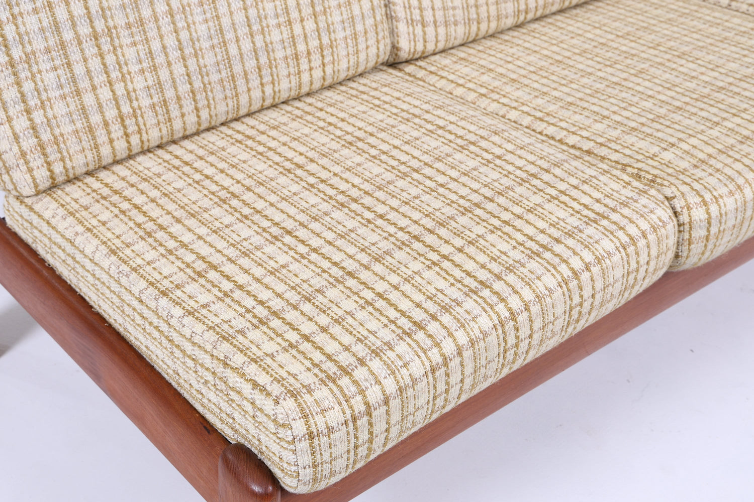 Mid-Century Sofa von Knoll Antimott  | Vintage Couchbett 60er Jahre Day Bed 3 sitzer Tagesbett Retro Braun Beige 70er