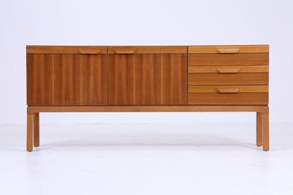 Palette Möbelwerk Sideboard 70er Jahre | Mid Century TV Board Schubladen Anrichte Schrank Karo Retro 60er