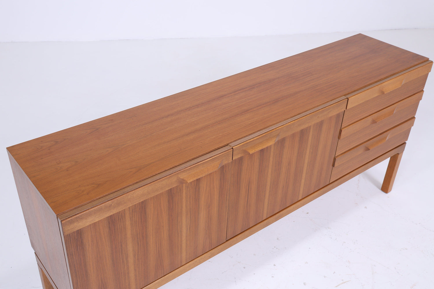 Palette Möbelwerk Sideboard 70er Jahre | Mid Century TV Board Schubladen Anrichte Schrank Karo Retro 60er