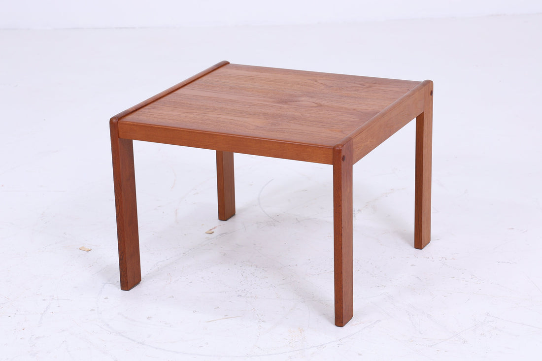 Teak Vintage Beistelltisch  | Mid Century Couchtisch Tisch Telefontisch 60er Jahre Retro Wohnzimmer Eckig