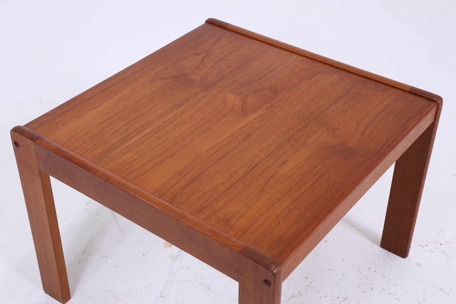 Teak Vintage Beistelltisch  | Mid Century Couchtisch Tisch Telefontisch 60er Jahre Retro Wohnzimmer Eckig