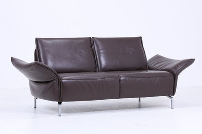 Koinor Designer Sofa - Leder Couch Koinor Vanda E 2 - 2,5 Sitzer Dunkel Braun