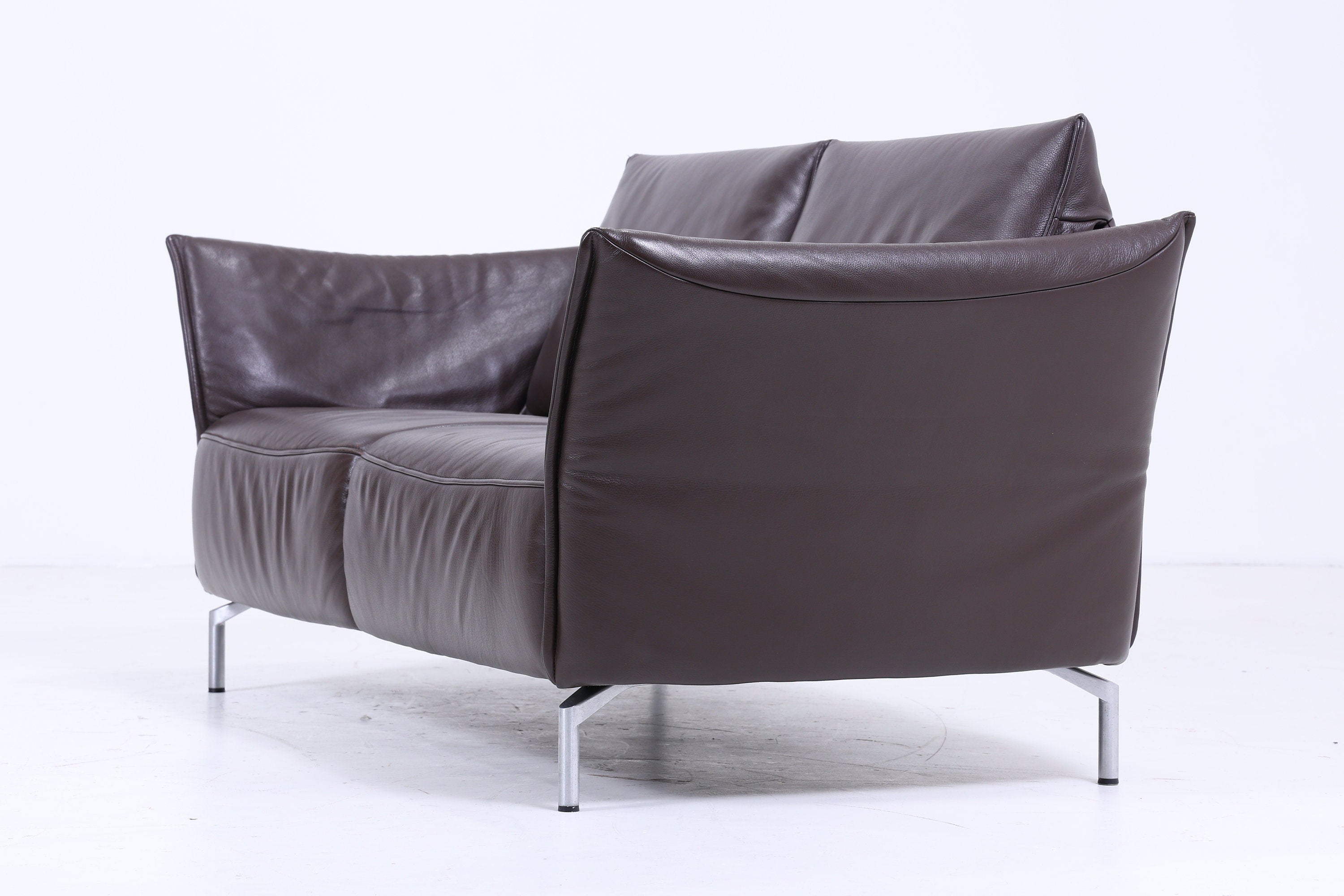 Koinor Designer Sofa - Leder Couch Koinor Vanda E 2 - 2,5 Sitzer Dunkel Braun