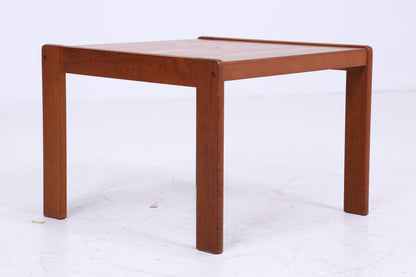 Teak Vintage Beistelltisch  | Mid Century Couchtisch Tisch Telefontisch 60er Jahre Retro Wohnzimmer Eckig