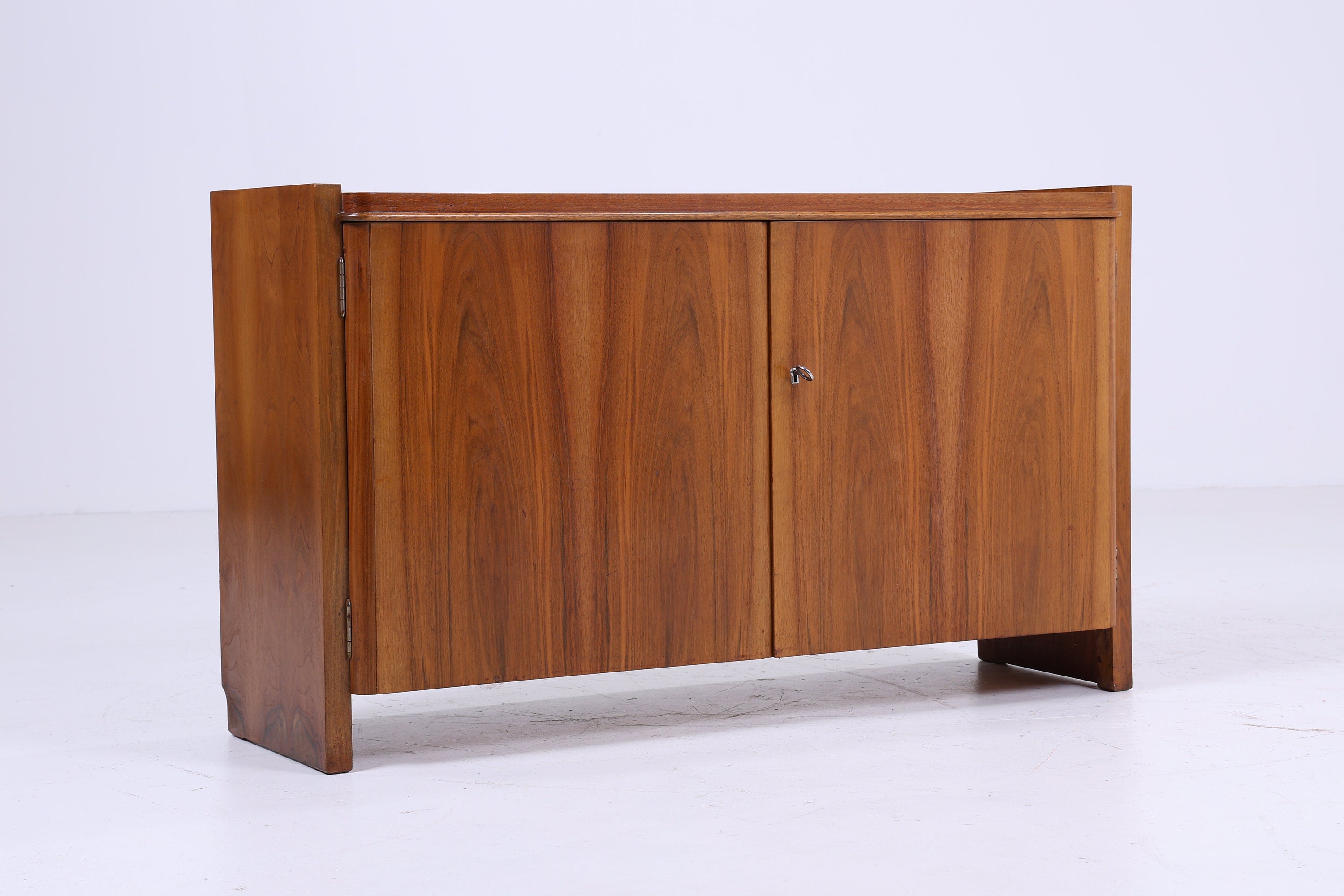 Hellerau Kommode 60er Jahre | Mid Century Schrank 617 | A  Flur Vintage Aufbewahrung Retro 70er Nussbaum Holz Aufbewahrung