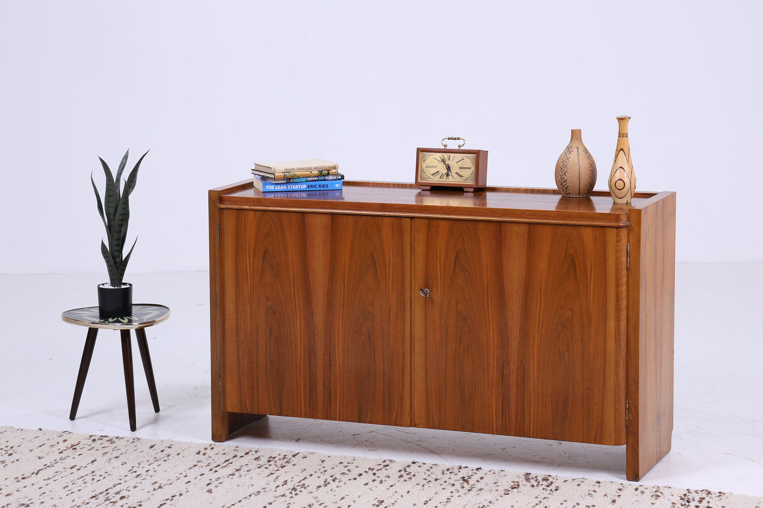 Hellerau Kommode 60er Jahre | Mid Century Schrank 617 | A  Flur Vintage Aufbewahrung Retro 70er Nussbaum Holz Aufbewahrung