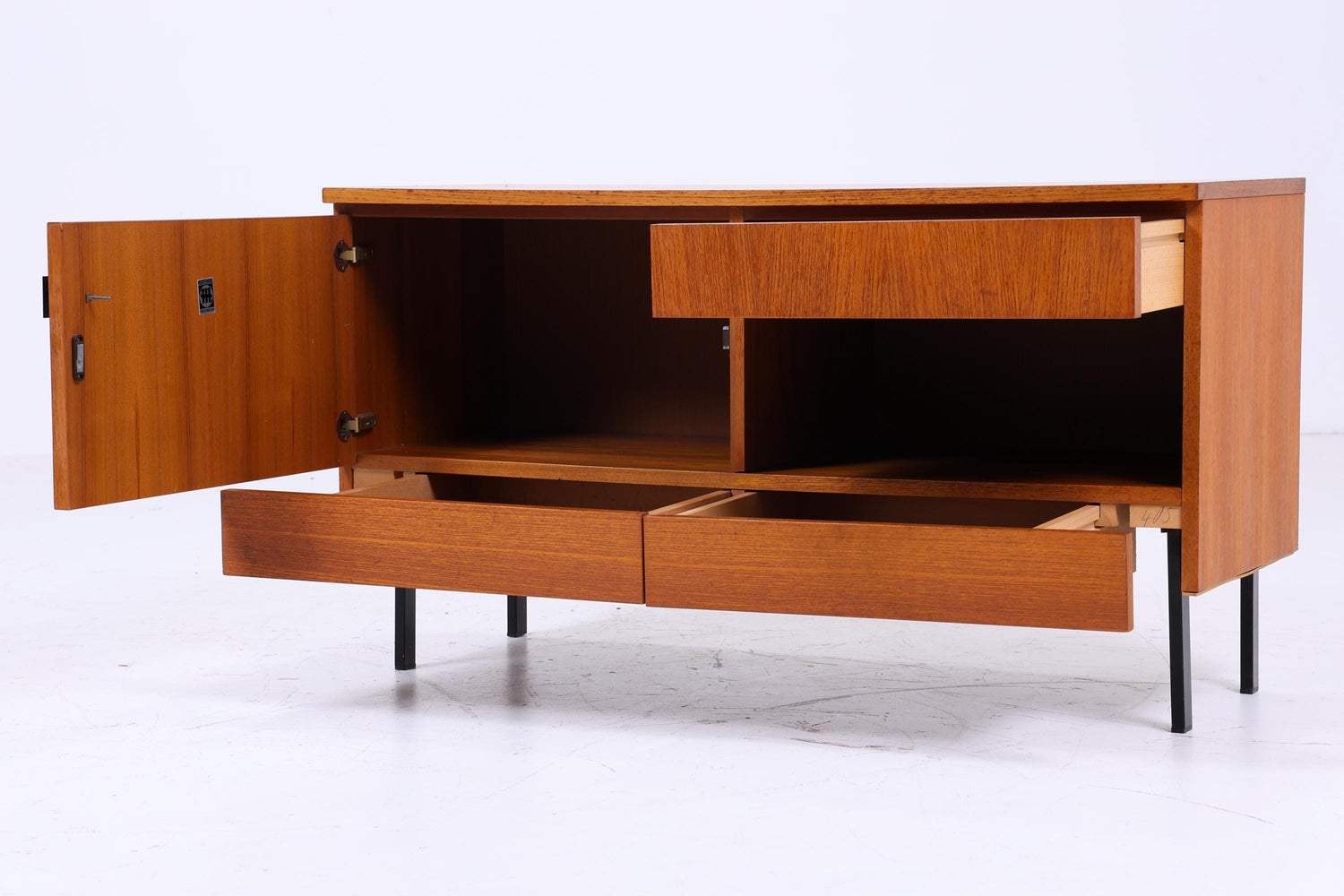 Musterring Vintage Kommode | Mid Century Lowboard 60er Jahre Retro Teak Holz Aufbewahrung