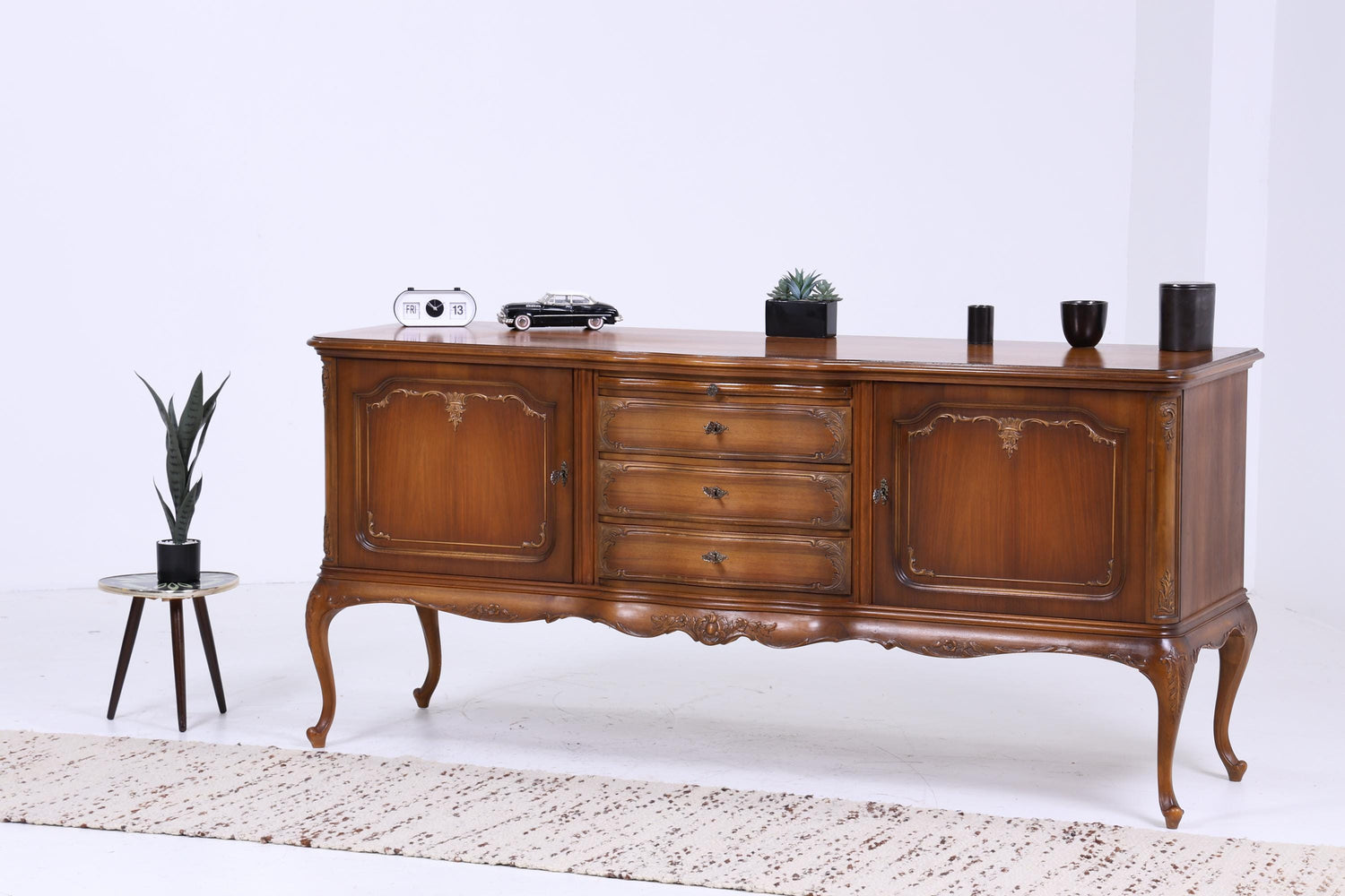 Wirkungsvolles Warrings Chippendale Sideboard | Vintage Schubladen Anrichte Holz Antik Buffet Englisch Aufbewahrung