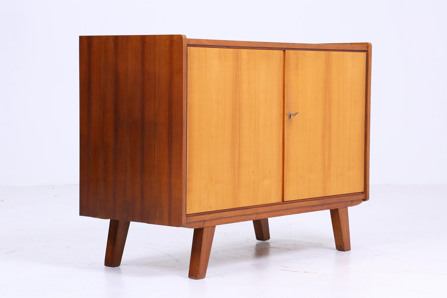 Zeitlose Vintage Kommode 60er | Mid Century Schrank Vintage Flur Aufbewahrung Retro 70er Holz