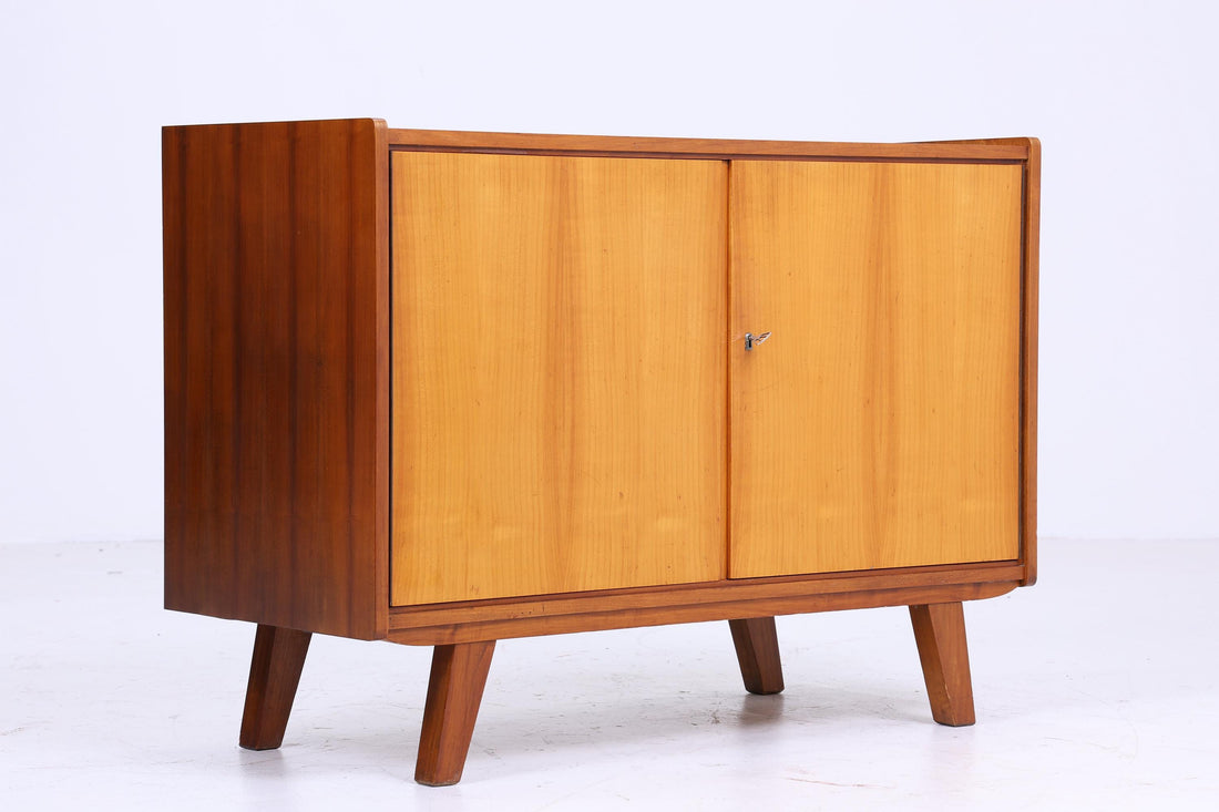 Zeitlose Vintage Kommode 60er | Mid Century Schrank Vintage Flur Aufbewahrung Retro 70er Holz