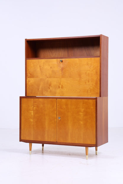 Vintage Sekretär 60er Jahre | Mid Century Schrank Holz Aufbewahrung