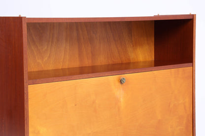 Vintage Sekretär 60er Jahre | Mid Century Schrank Holz Aufbewahrung