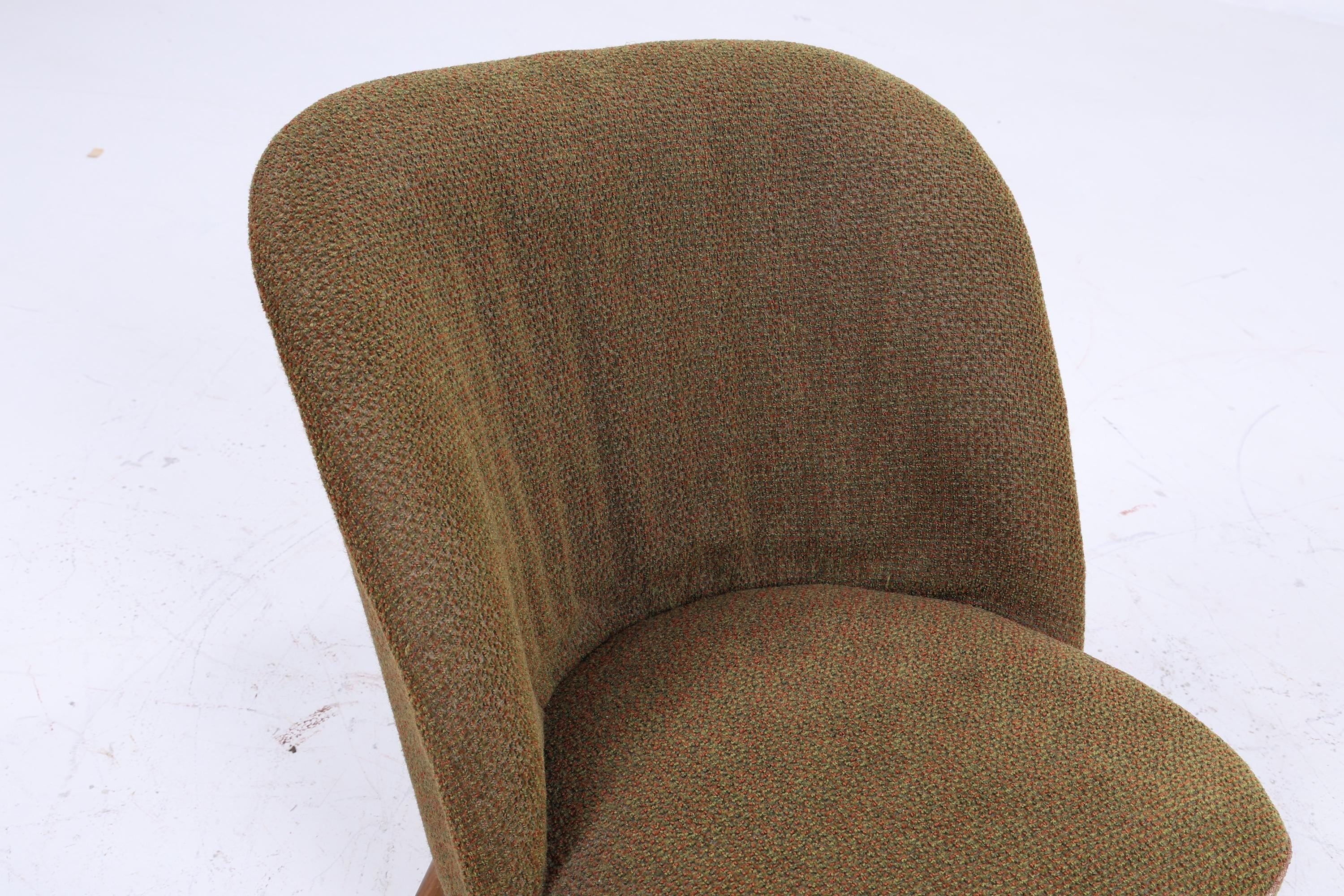 Vintage Cocktail Sessel 60er Jahre | Mid Century Lounge Chair Sessel Grün Retro 70er