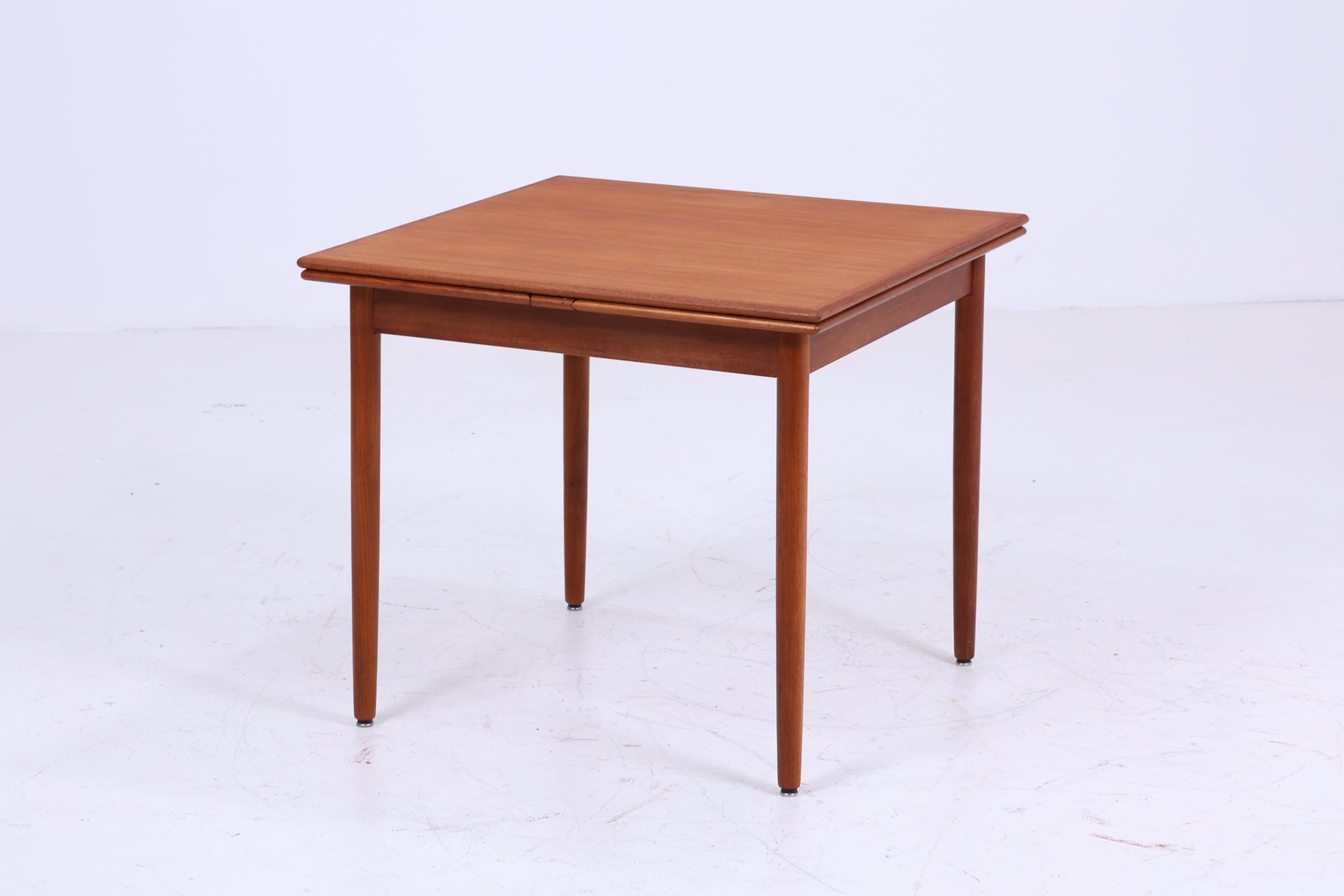 Vintage Teak Küchentisch | Mid Century Esstisch Ausziehbarer Tisch 60er