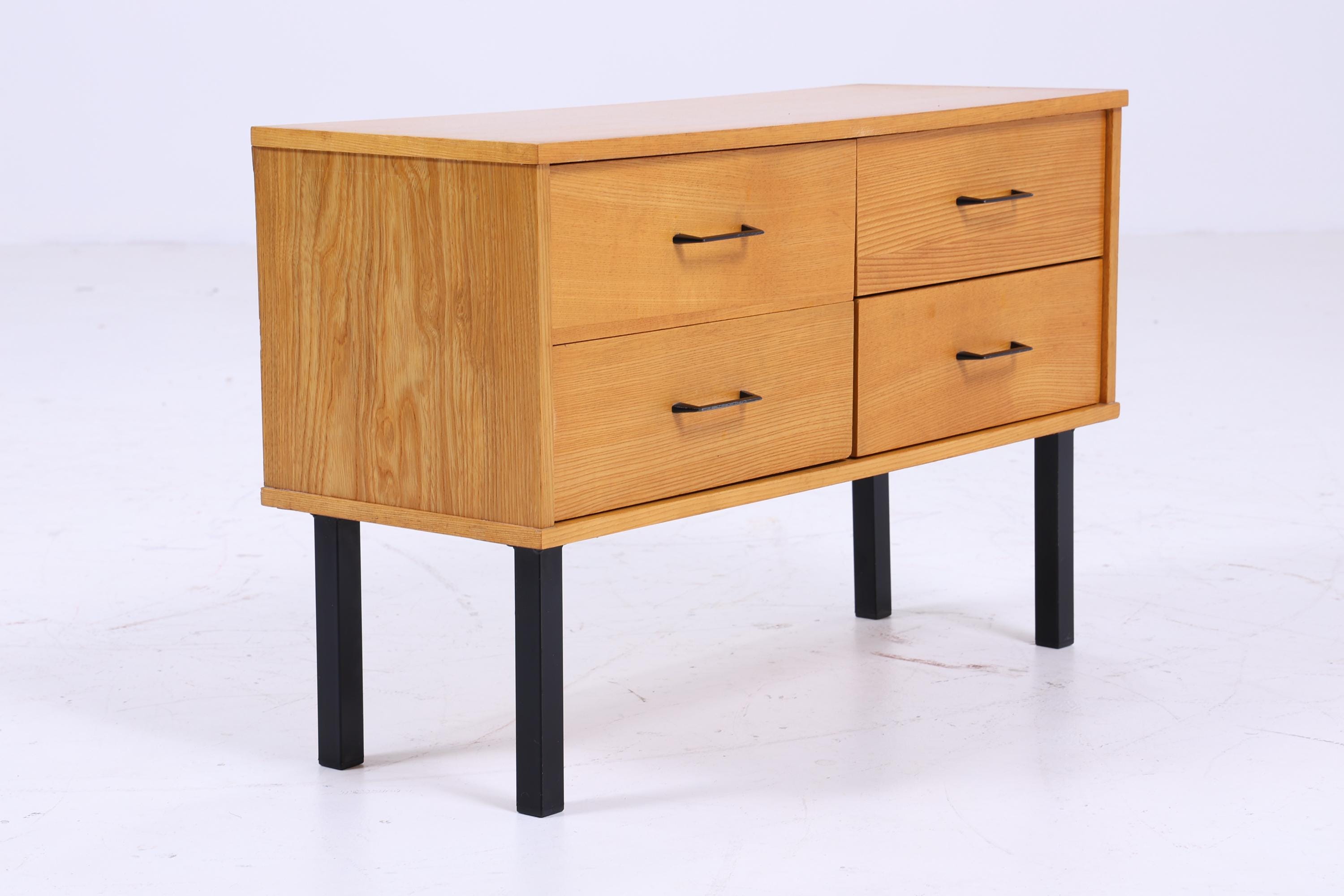 Kleine Vintage Kommode 60er Jahre  | Mid Century Schubladen Kommode Retro 70er Holz