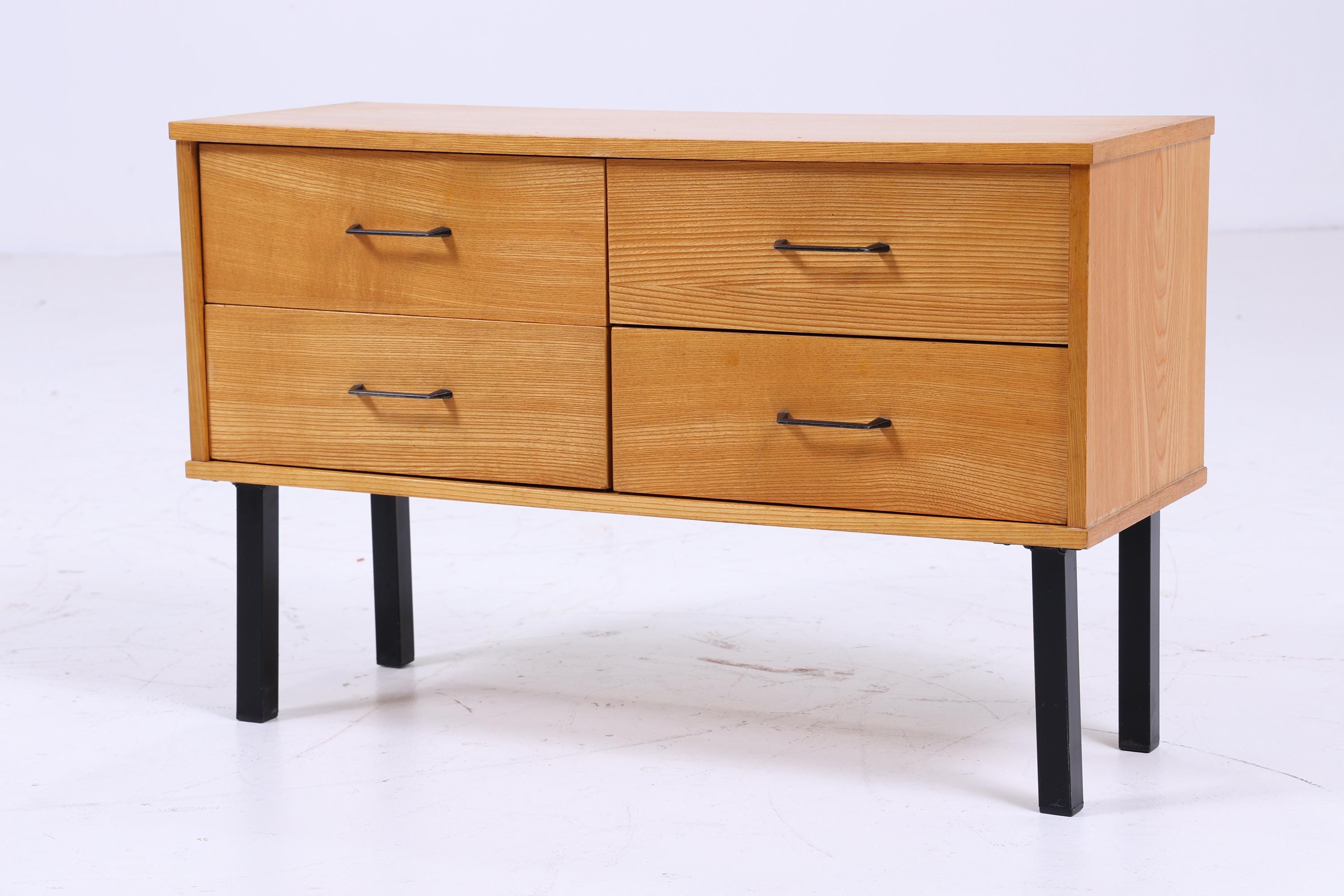 Kleine Vintage Kommode 60er Jahre  | Mid Century Schubladen Kommode Retro 70er Holz