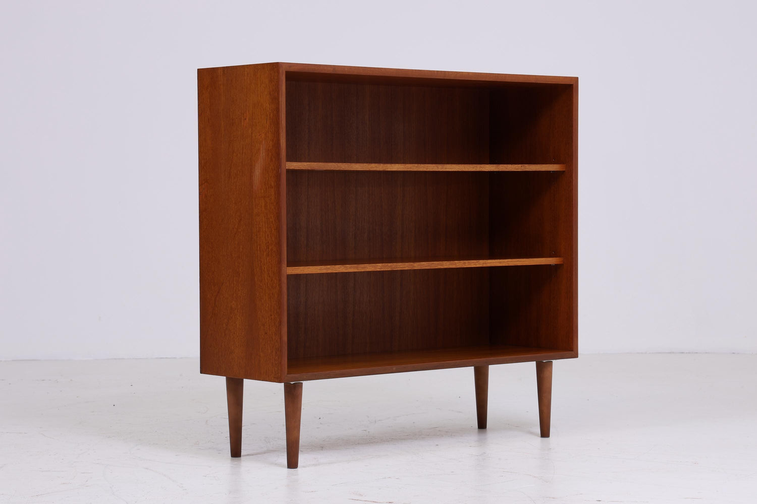 Offene Vintage WK Teak Kommode | Mid Century Schrank 60er | Vintage Flur Aufbewahrung Retro Holz