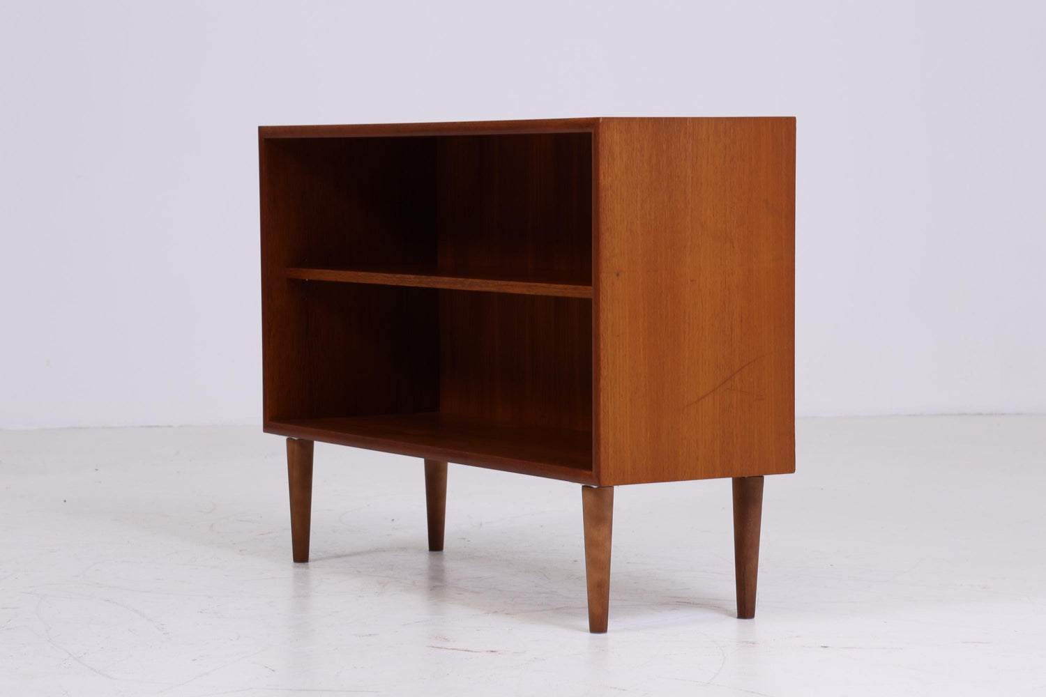 Offene Vintage Teak Kommode 60er | Mid Century Schrank Vintage Flur Aufbewahrung Retro Holz