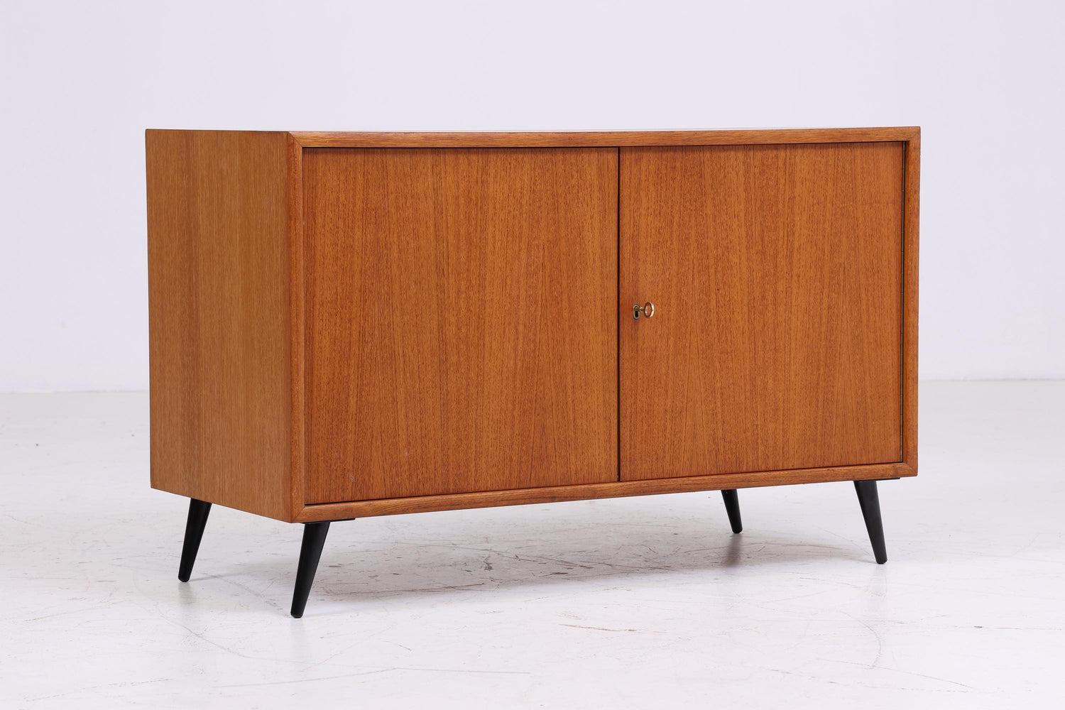 Vintage WK Teak Kommode | Mid Century Schrank  | Vintage Kommode Retro Schuhschrank Flur Holz