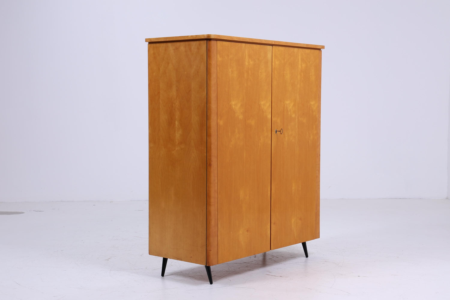 Klassischer Vintage Schrank 60er Jahre | Mid Century Wäscheschrank Schubladen Fächerschrank Retro