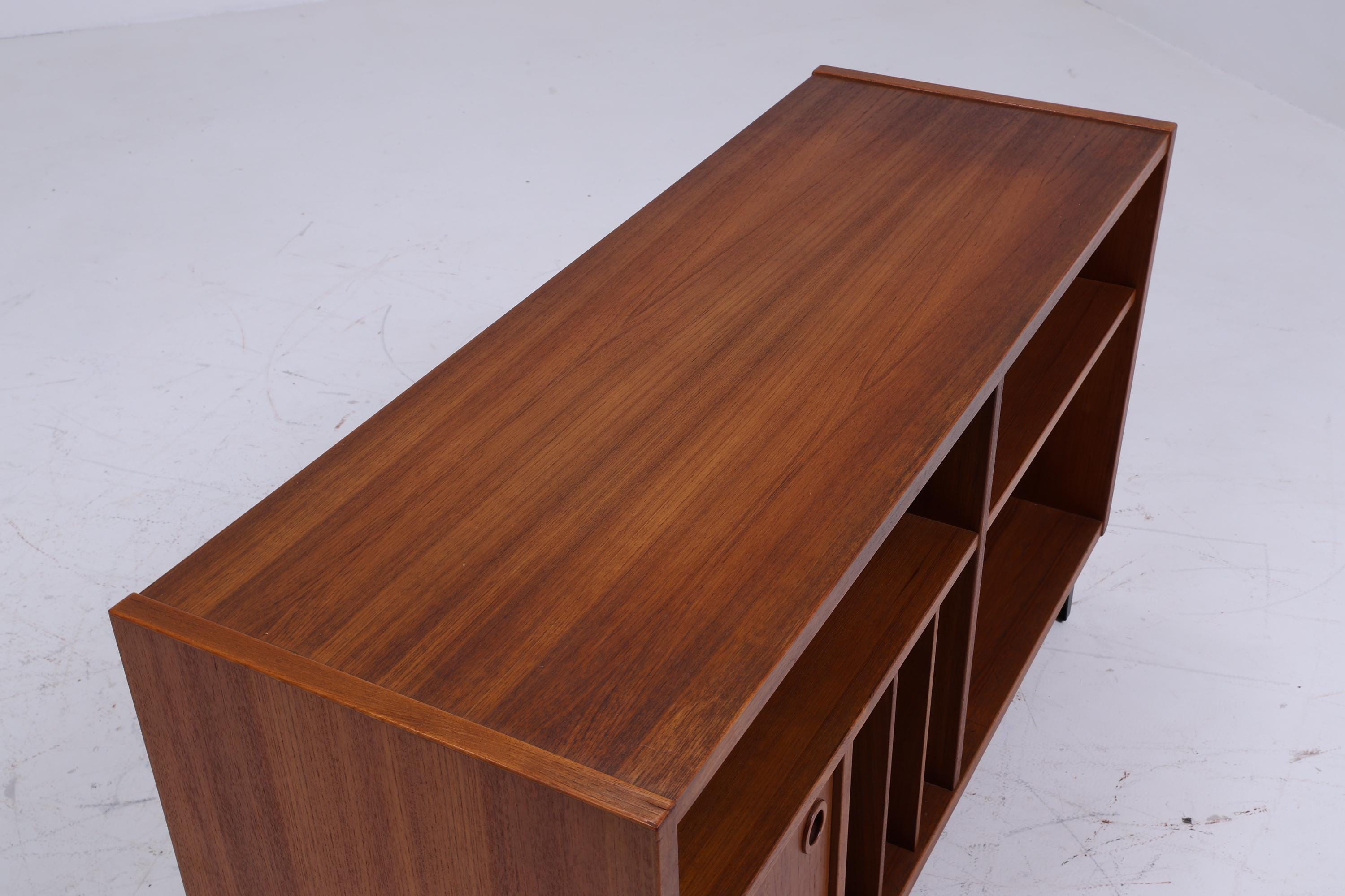 Teak Media / Phono Sideboard 60er Jahre | Mid Century Regal | Vintage Kommode Retro Holz