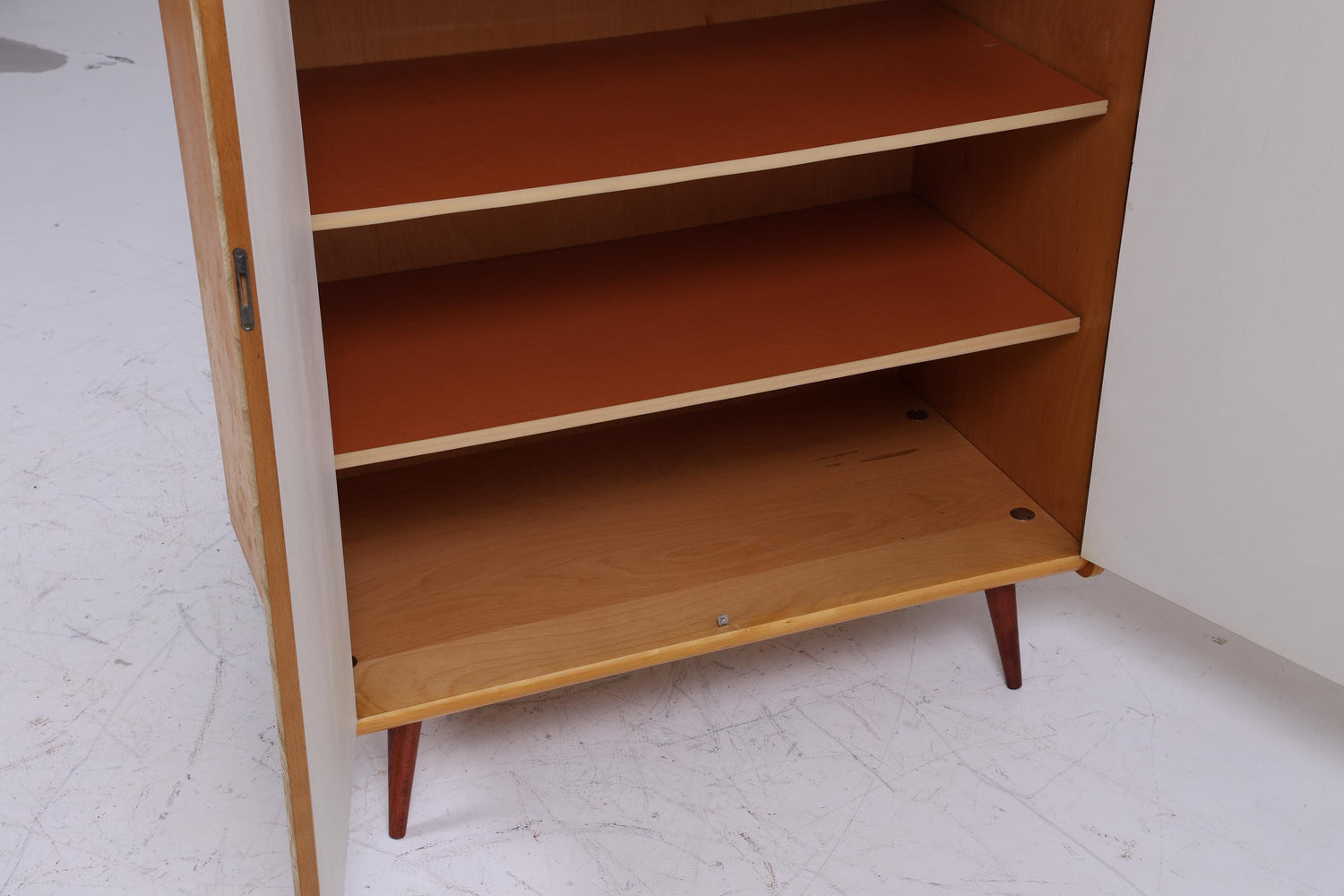 Vintage Kleiderschrank 60er Jahre | Mid Century Retro Möbel | 70er Jahre Wäscheschrank