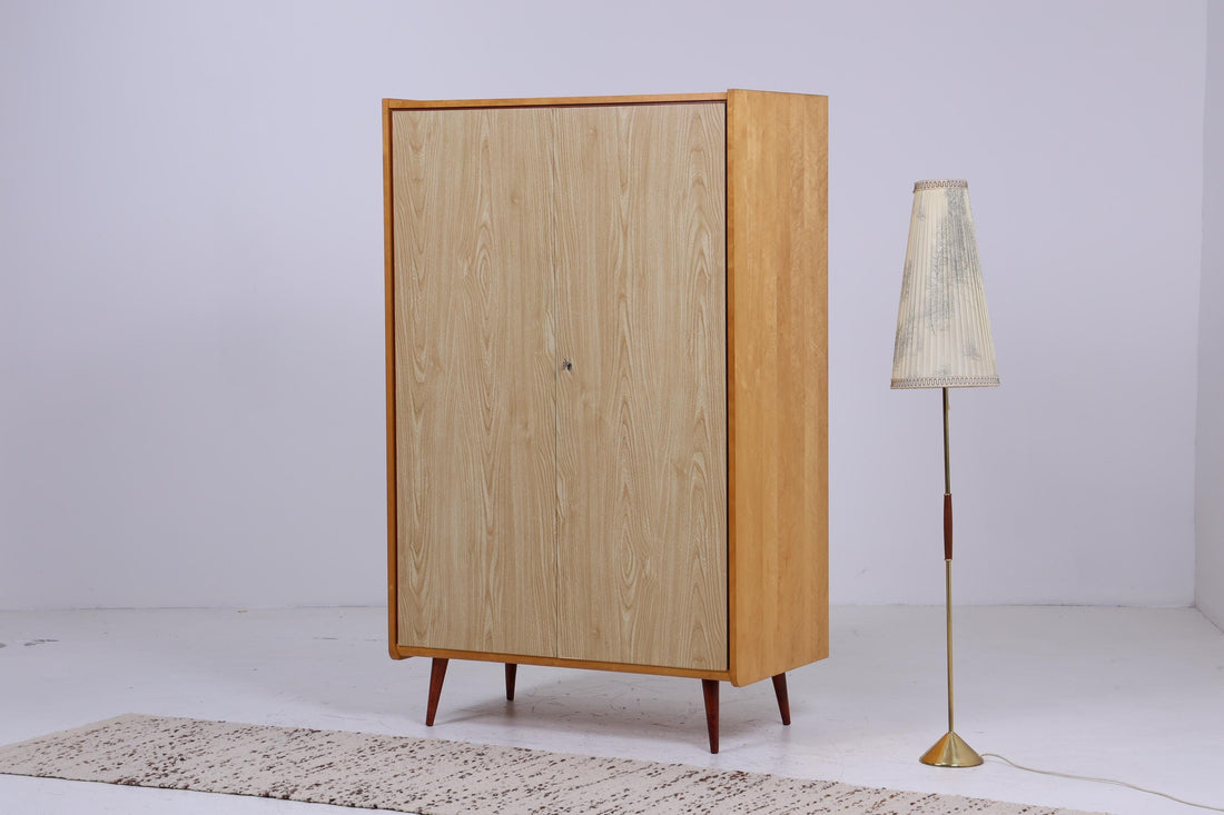 Vintage Kleiderschrank 60er Jahre | Mid Century Retro Möbel | 70er Jahre Wäscheschrank