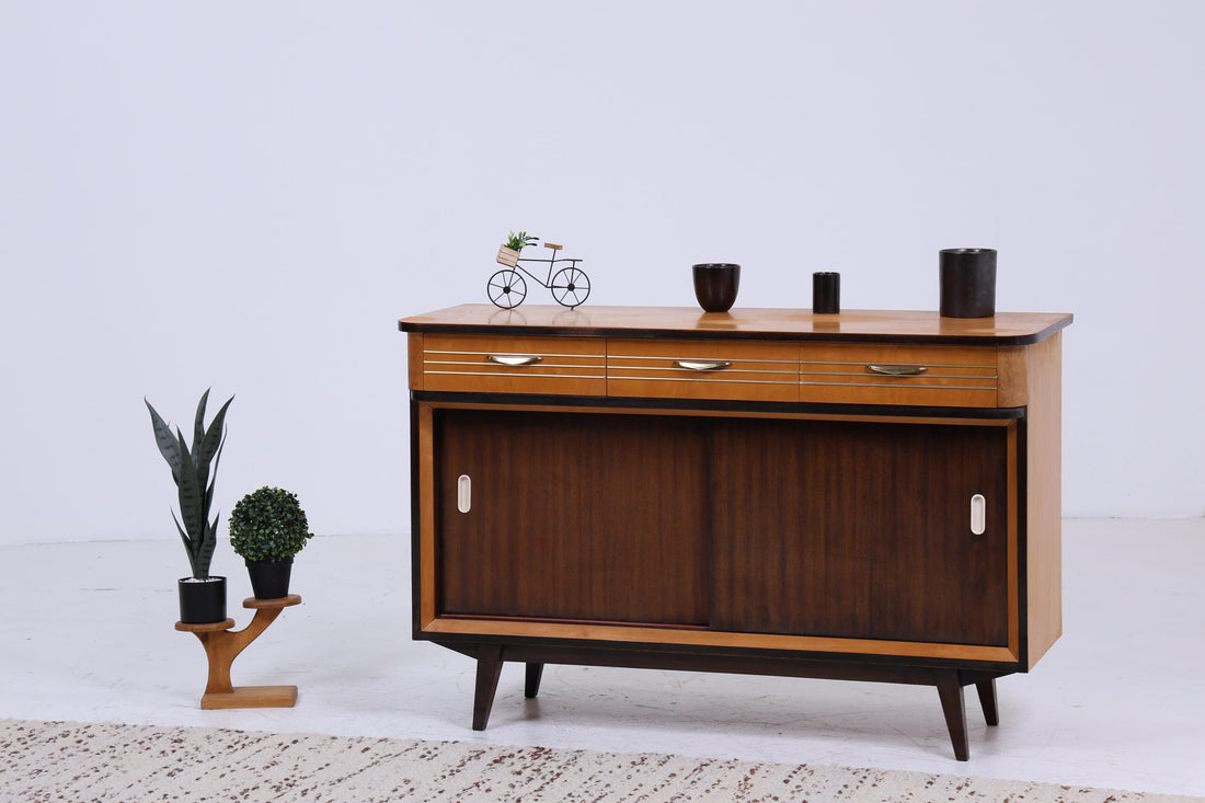 Vintage Kommode aus den 60er Jahre | Mid Century Sideboard Schubladen Schrank Retro Aufbewahrung