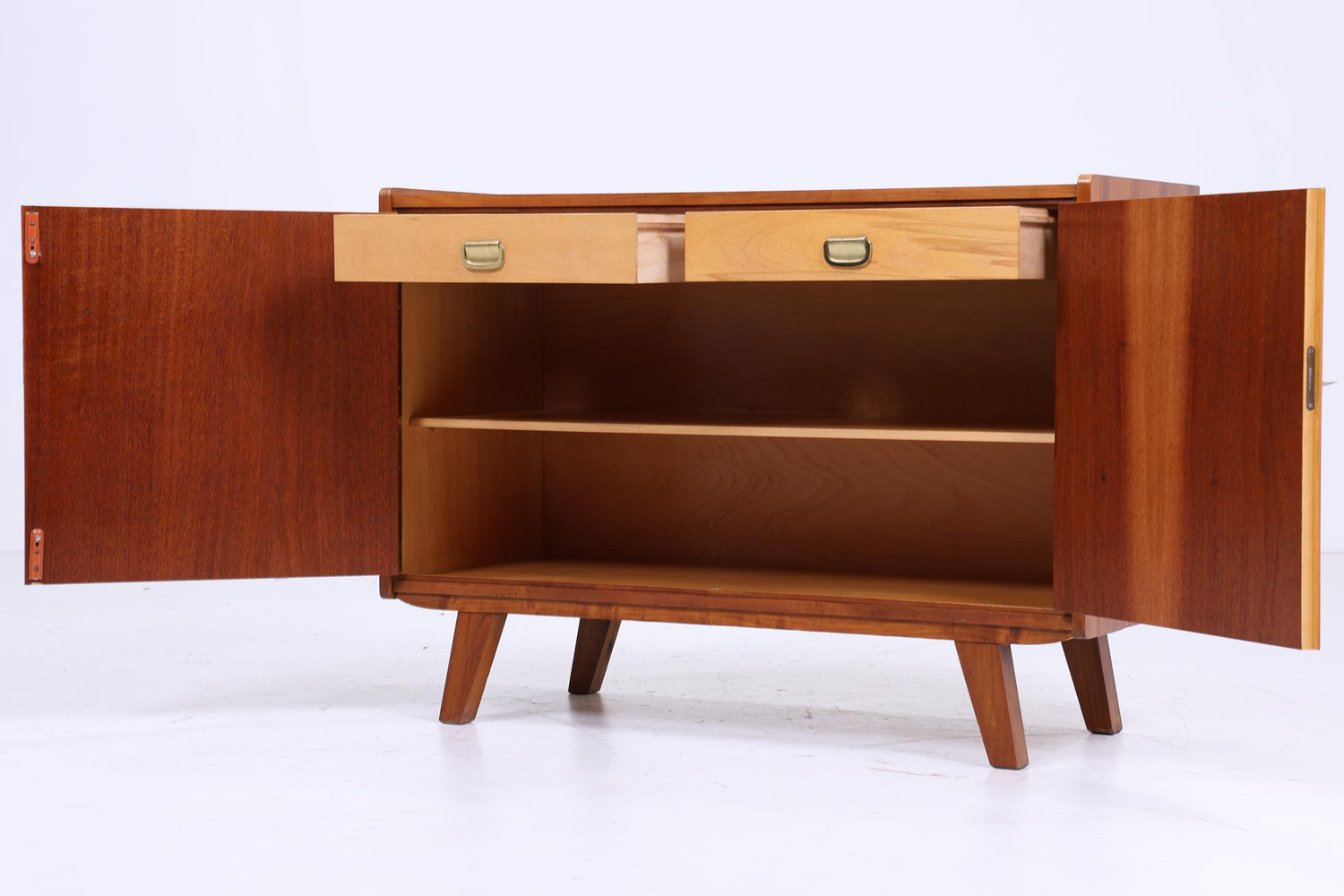 Zeitlose Vintage Kommode 60er | Mid Century Schrank Vintage Flur Aufbewahrung Retro 70er Holz