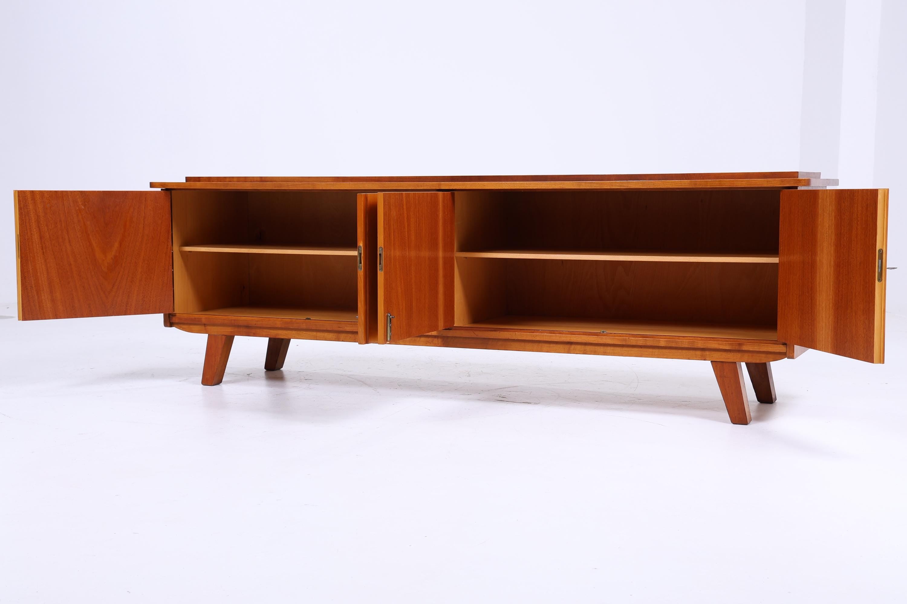 Vintage Sideboard 60er Jahre | Mid Century Vintage Lowboard Schrank Aufbewahrung Retro Holz