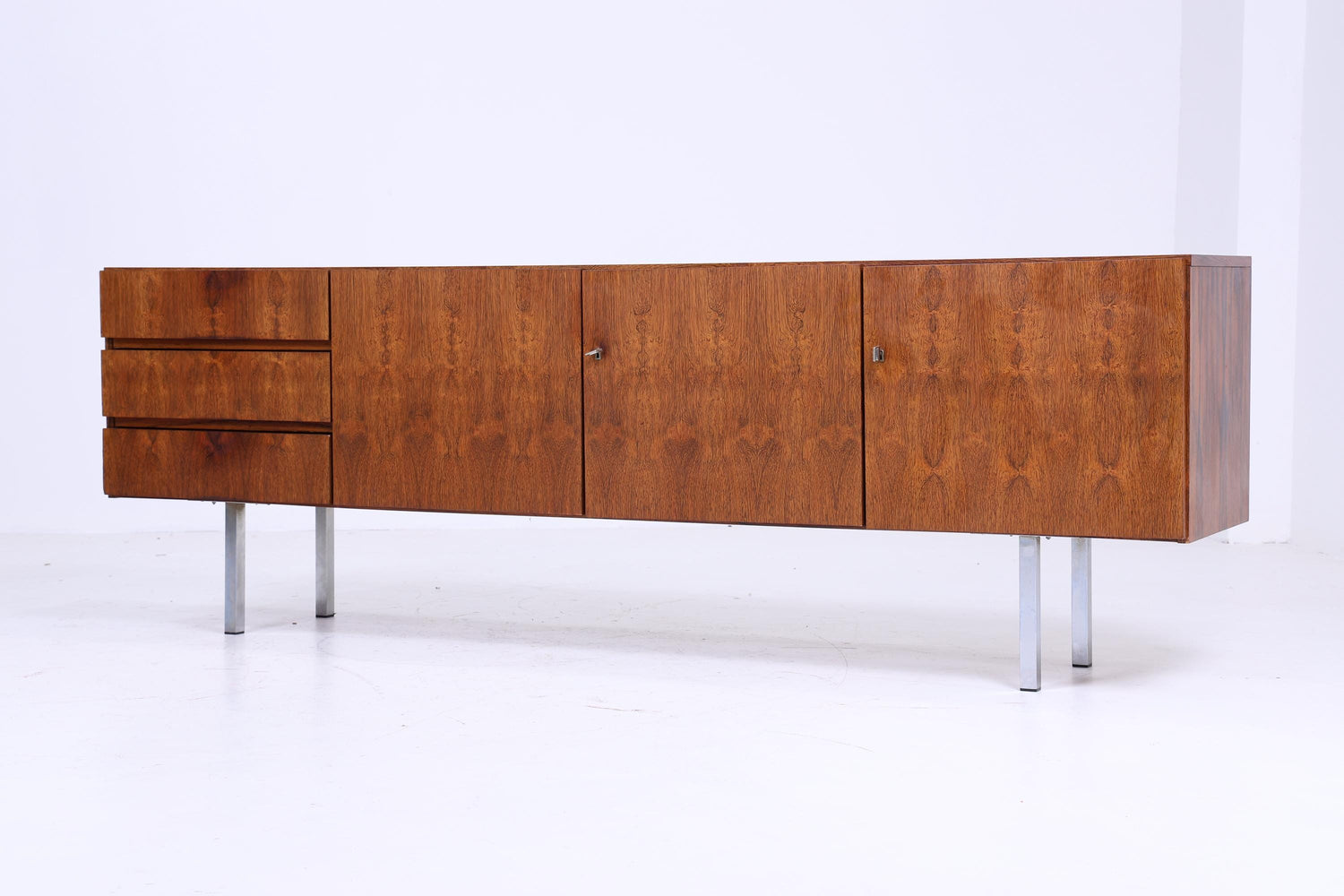 Palisander Sideboard 60er Jahre | Mid Century Vintage Schubladen Schrank Retro Holz Aufbewahrung