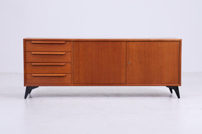 Vintage Teak Sideboard 60er Jahre | Mid Century Schrank Aufbewahrung Retro Holz