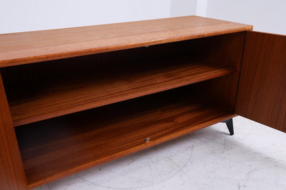 Vintage Teak Sideboard 60er Jahre | Mid Century Schrank Aufbewahrung Retro Holz