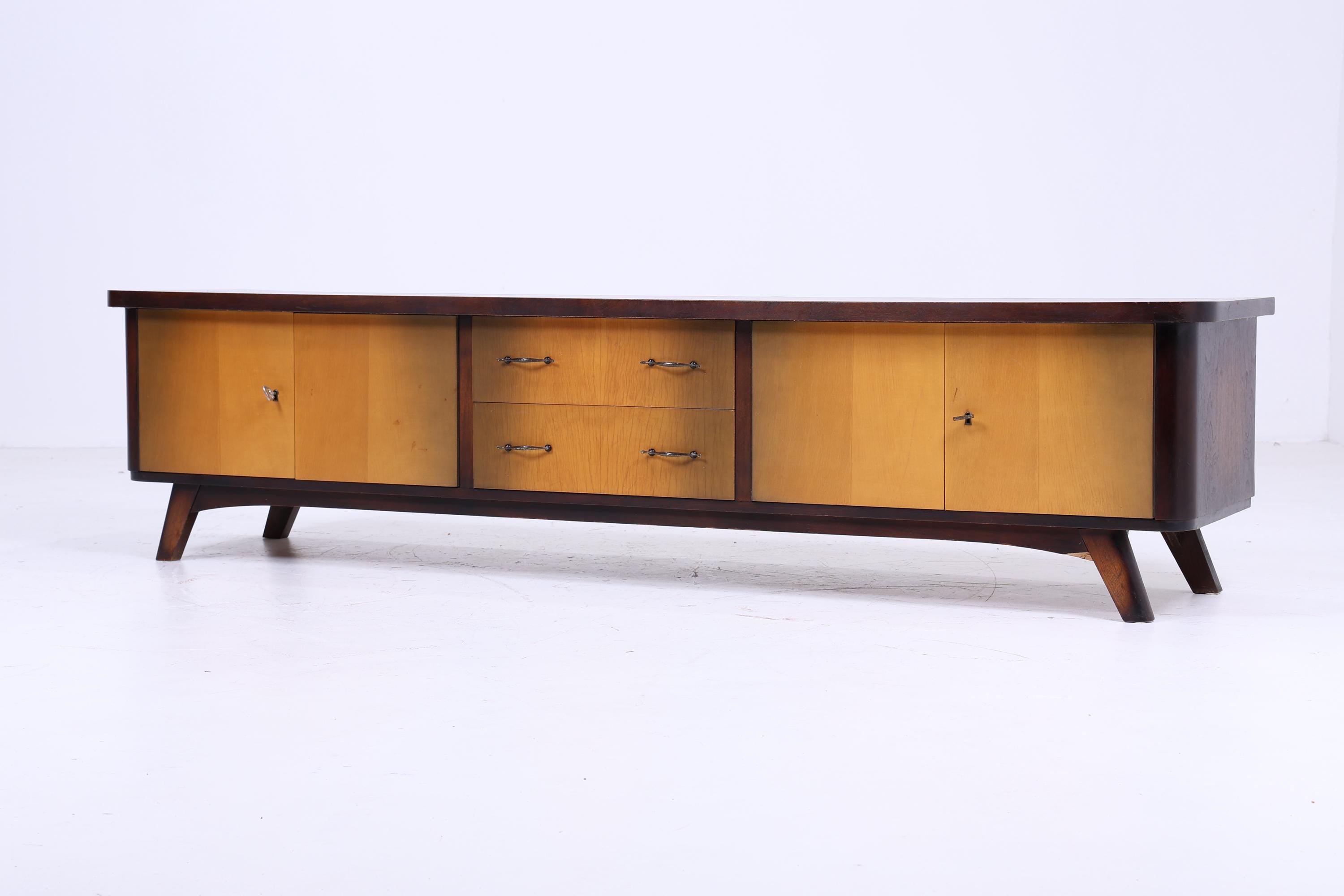 Vintage Lowboard 60er Jahre | Mid Century Sideboard TV Board Retro Aufbewahrung 70er Holz Kommode