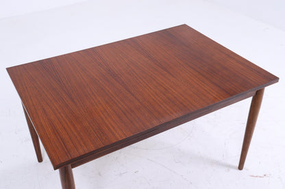 Klassischer Vintage Küchentisch 60er Jahre | Mid Century Esstisch Ausziehbar Tisch Retro 70er Holz Palisander